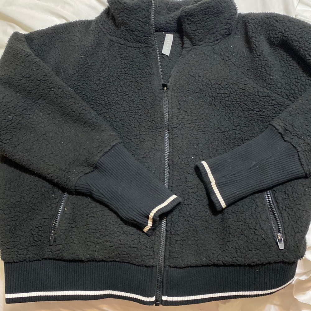 Cozy fleece bomber